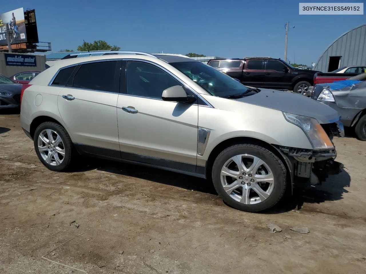 2014 Cadillac Srx Performance Collection VIN: 3GYFNCE31ES549152 Lot: 72377834