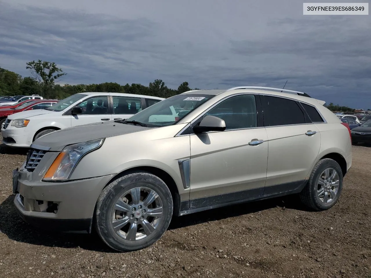 3GYFNEE39ES686349 2014 Cadillac Srx Luxury Collection