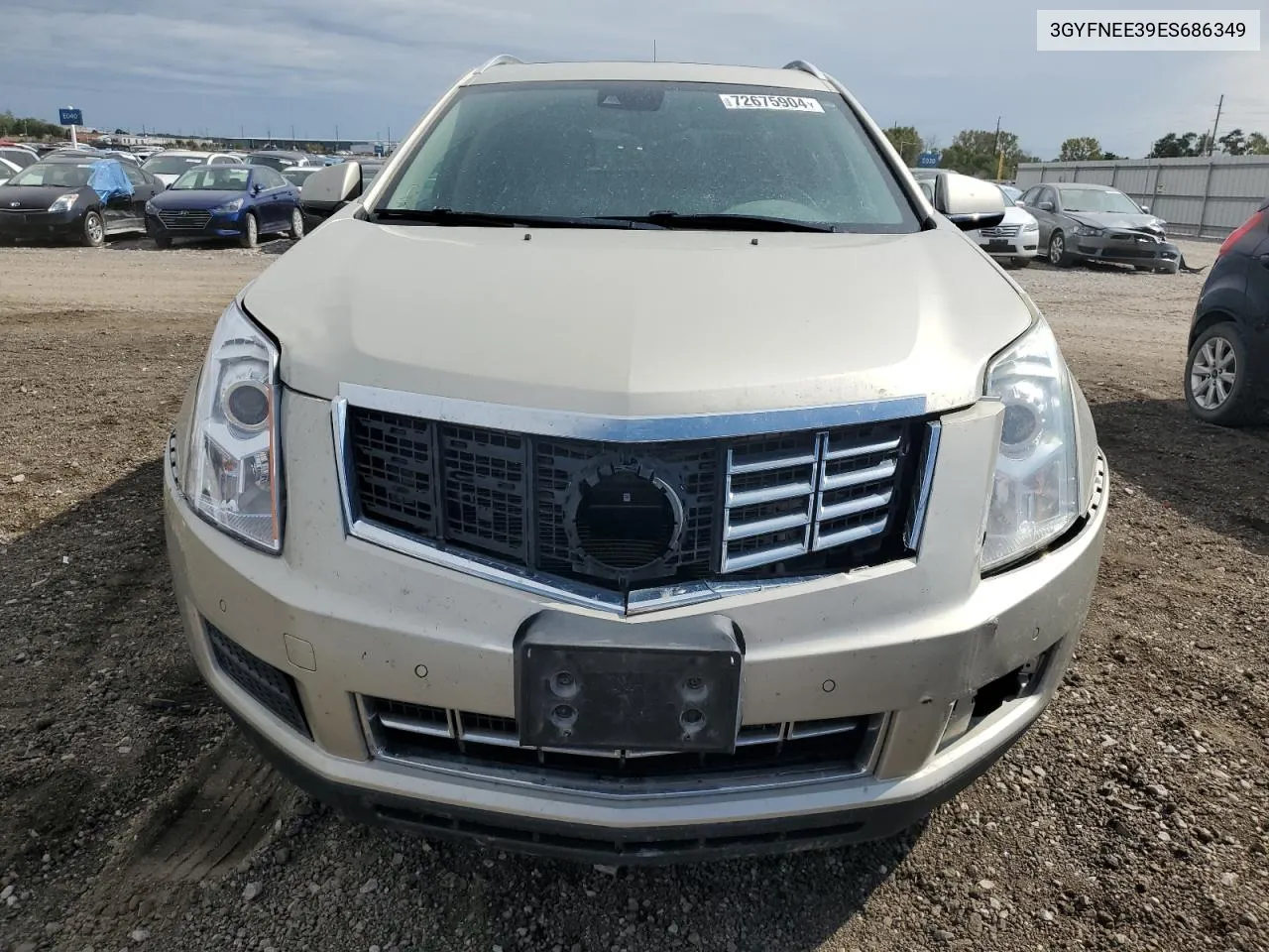 2014 Cadillac Srx Luxury Collection VIN: 3GYFNEE39ES686349 Lot: 72675904