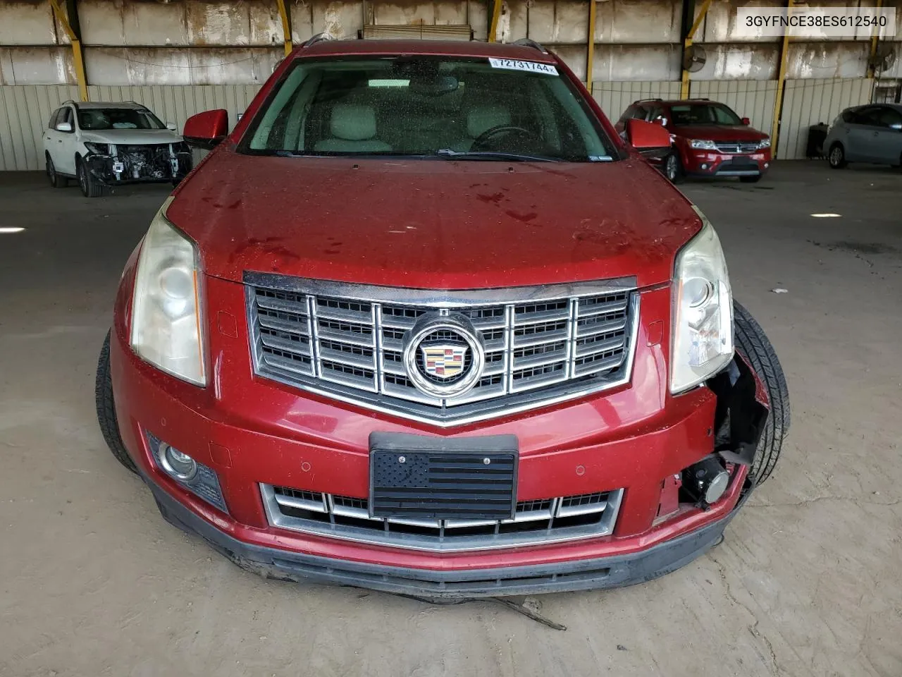 2014 Cadillac Srx Performance Collection VIN: 3GYFNCE38ES612540 Lot: 72731744