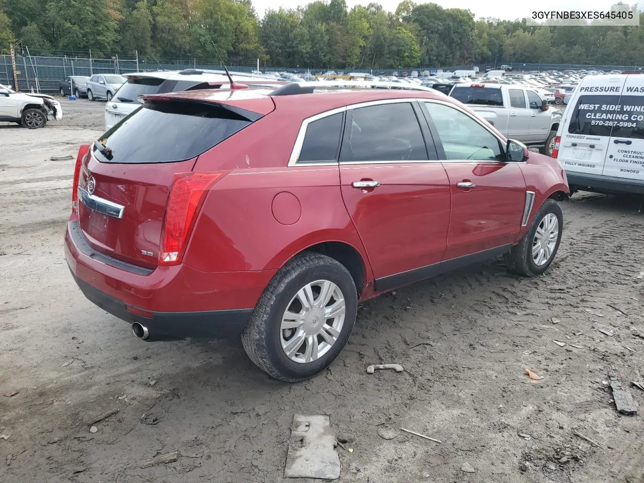 2014 Cadillac Srx Luxury Collection VIN: 3GYFNBE3XES645405 Lot: 72927814