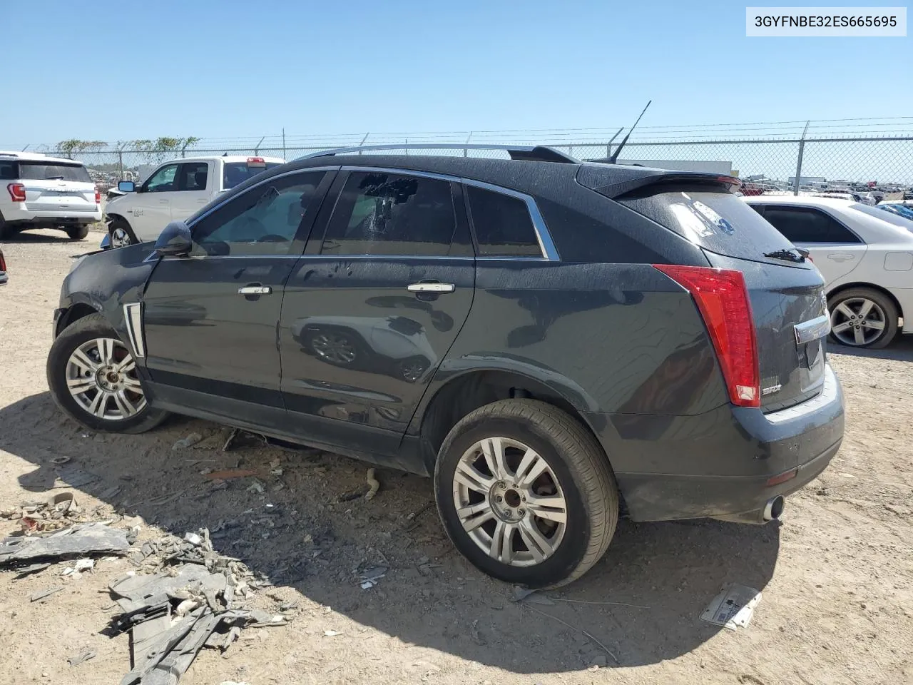 3GYFNBE32ES665695 2014 Cadillac Srx Luxury Collection