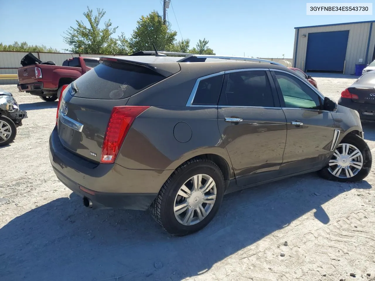 2014 Cadillac Srx Luxury Collection VIN: 3GYFNBE34ES543730 Lot: 73242264