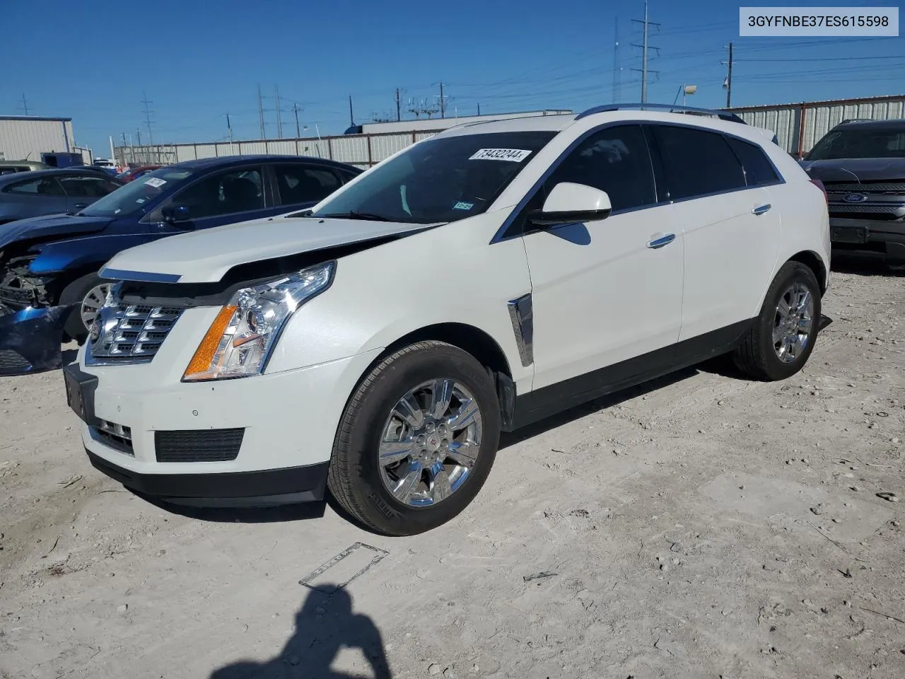 2014 Cadillac Srx Luxury Collection VIN: 3GYFNBE37ES615598 Lot: 73432244