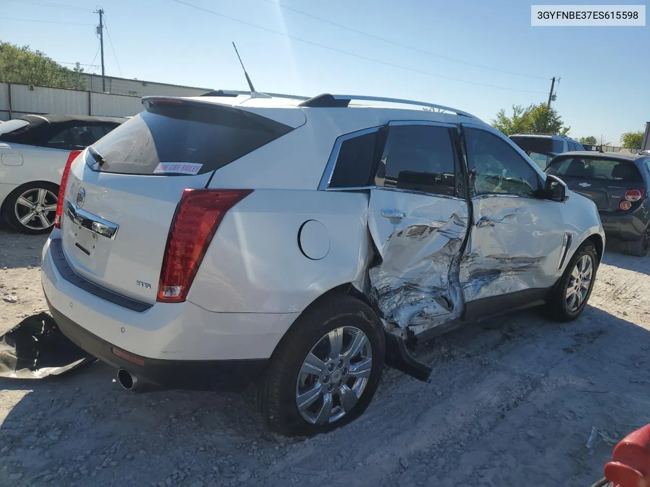 3GYFNBE37ES615598 2014 Cadillac Srx Luxury Collection