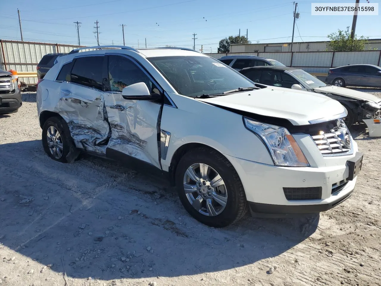 3GYFNBE37ES615598 2014 Cadillac Srx Luxury Collection