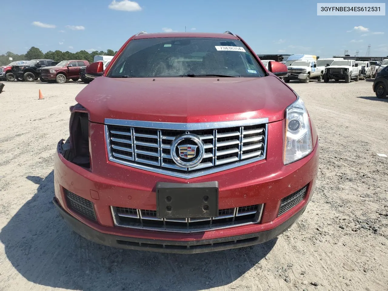 2014 Cadillac Srx Luxury Collection VIN: 3GYFNBE34ES612531 Lot: 73438354