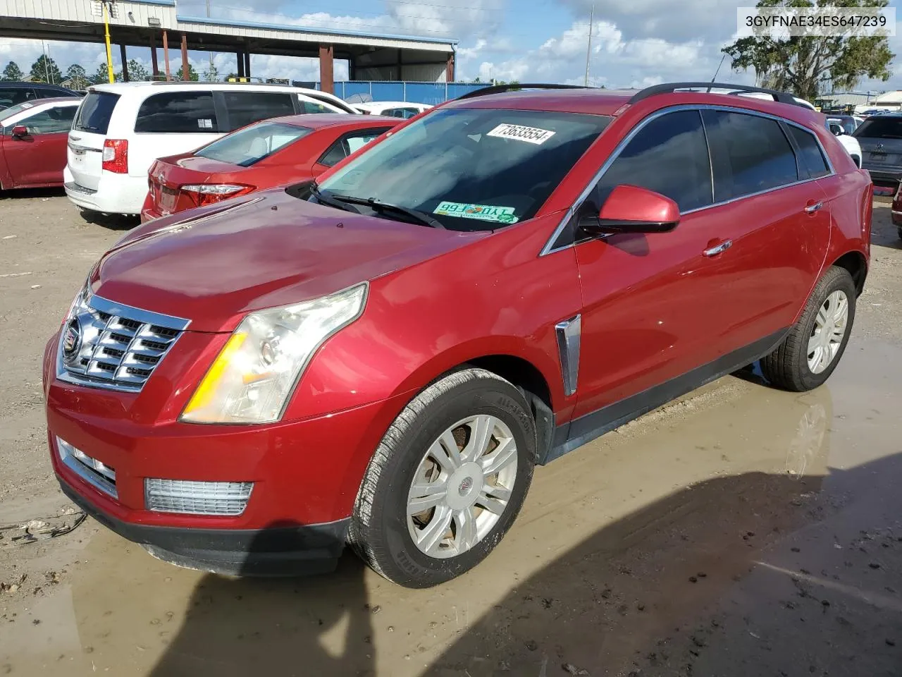 2014 Cadillac Srx VIN: 3GYFNAE34ES647239 Lot: 73633554