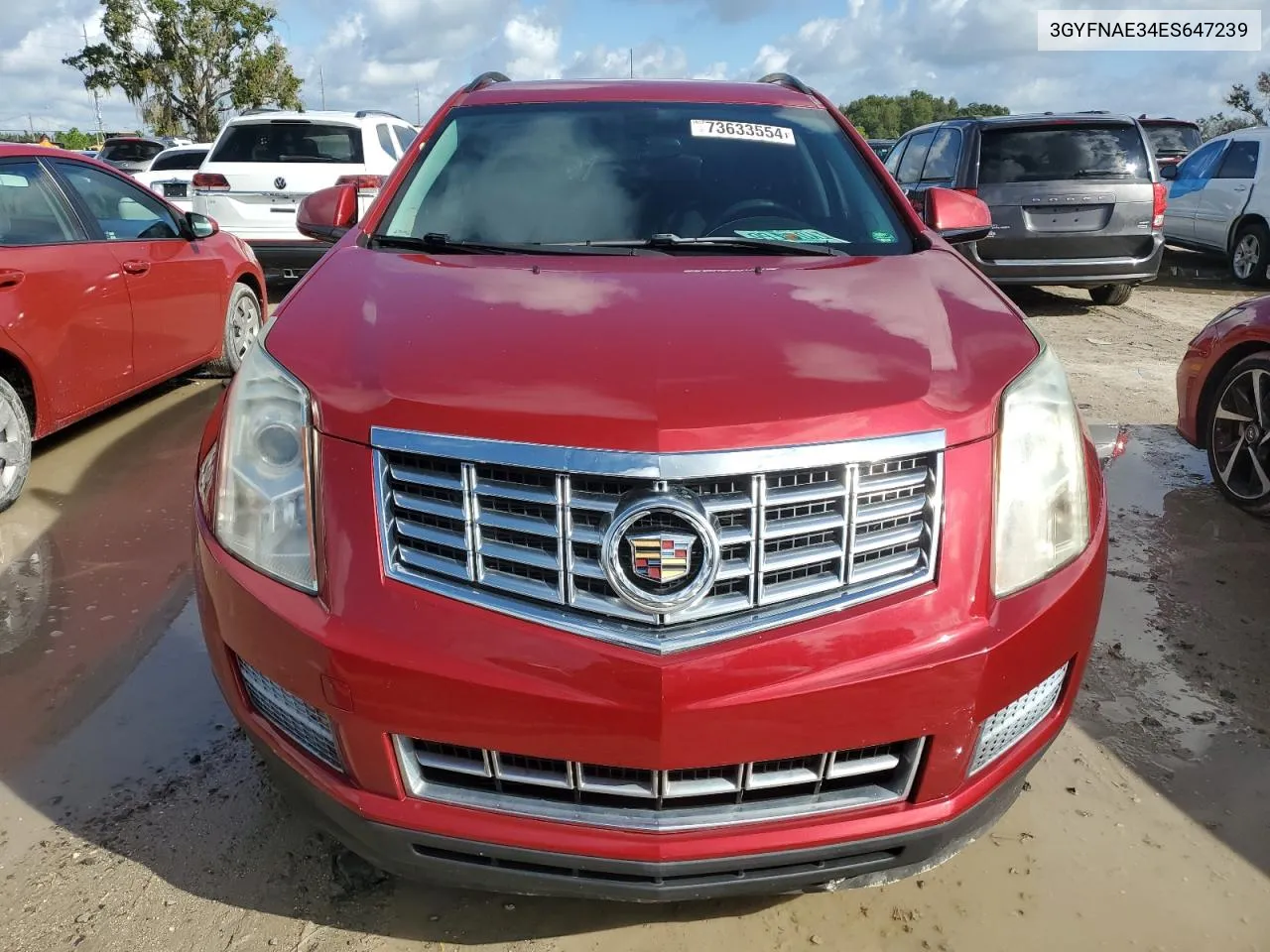 2014 Cadillac Srx VIN: 3GYFNAE34ES647239 Lot: 73633554