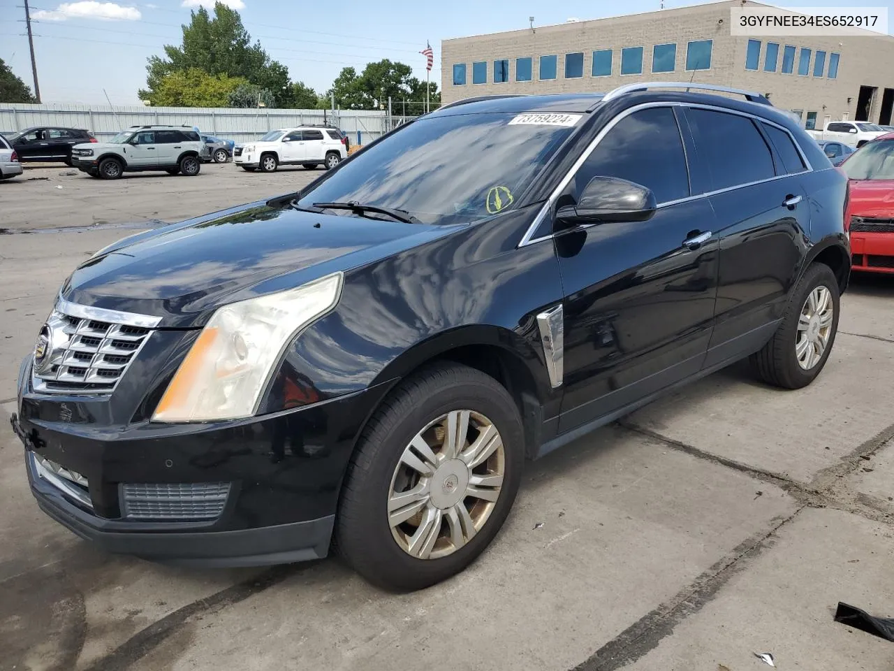 2014 Cadillac Srx Luxury Collection VIN: 3GYFNEE34ES652917 Lot: 73759224