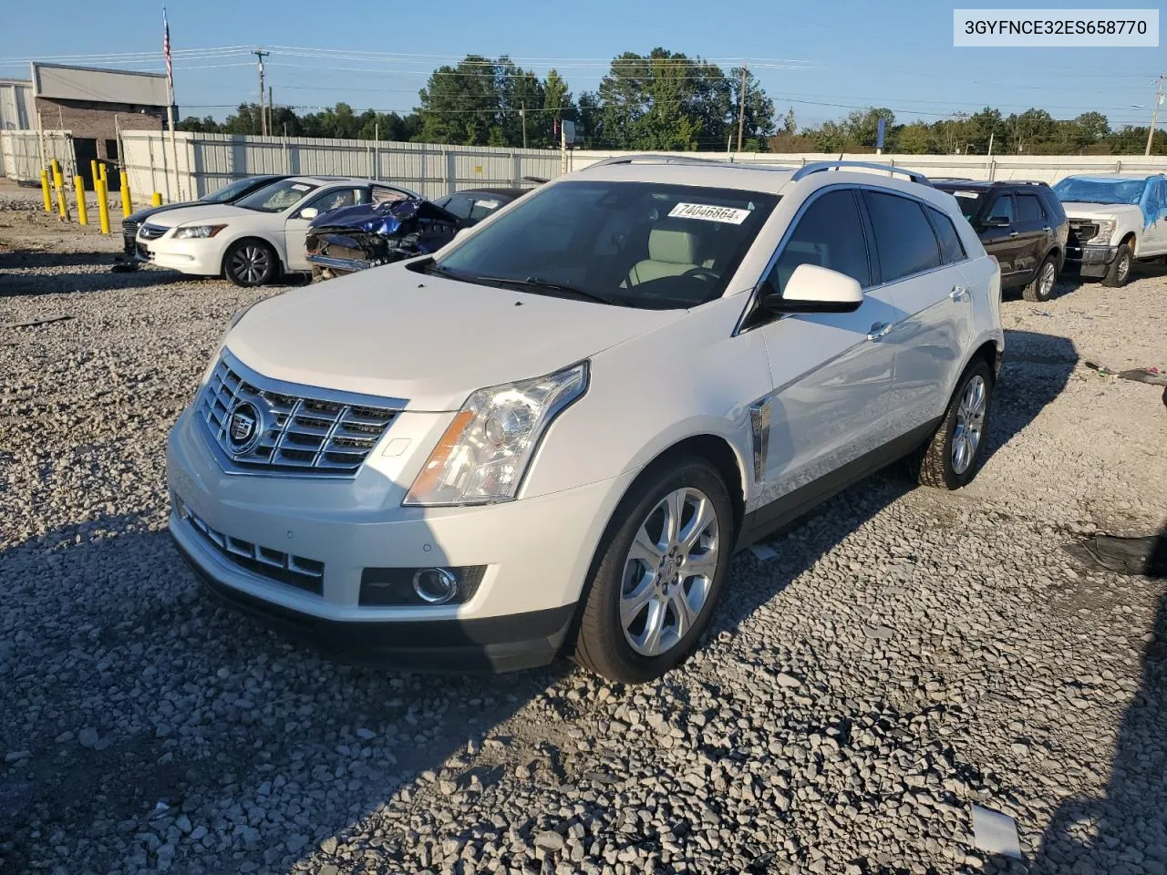 2014 Cadillac Srx Performance Collection VIN: 3GYFNCE32ES658770 Lot: 74046864