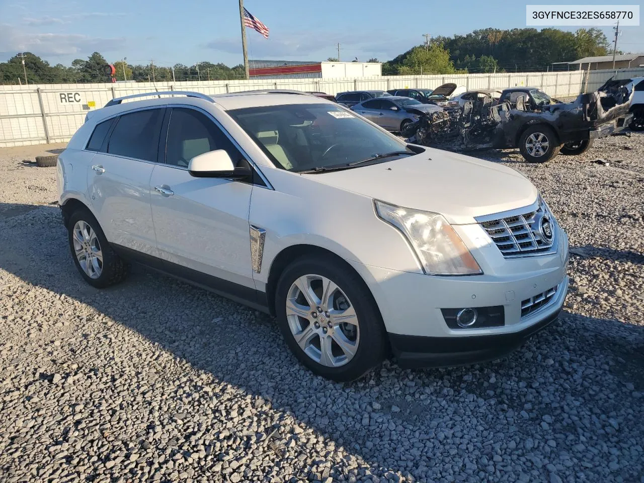 2014 Cadillac Srx Performance Collection VIN: 3GYFNCE32ES658770 Lot: 74046864