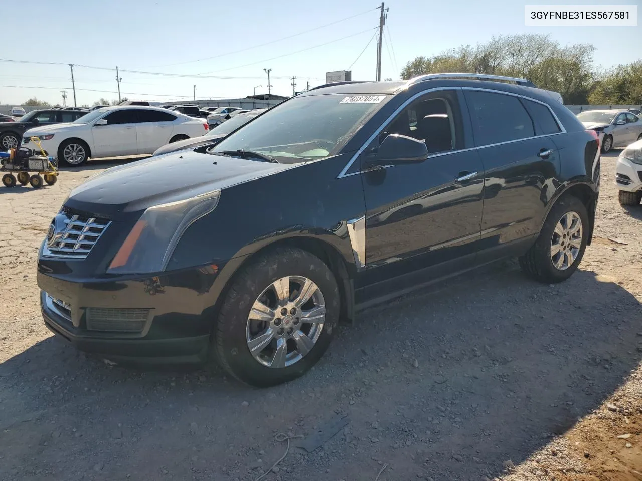 2014 Cadillac Srx Luxury Collection VIN: 3GYFNBE31ES567581 Lot: 74237054