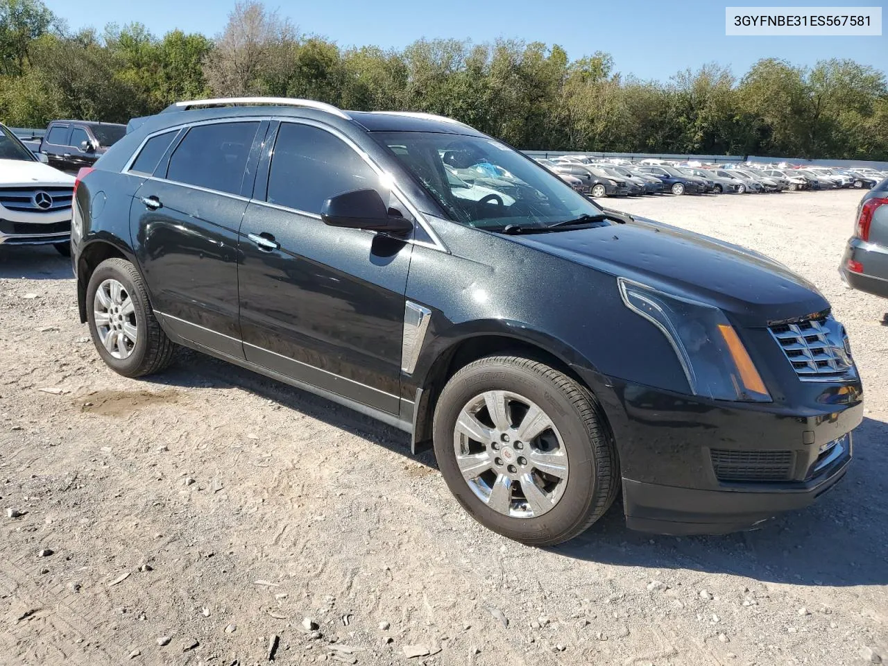 2014 Cadillac Srx Luxury Collection VIN: 3GYFNBE31ES567581 Lot: 74237054