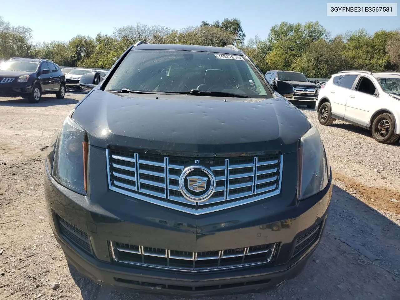 2014 Cadillac Srx Luxury Collection VIN: 3GYFNBE31ES567581 Lot: 74237054