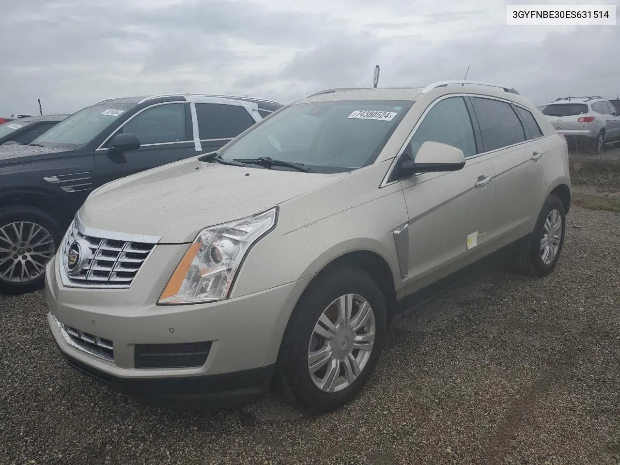 2014 Cadillac Srx Luxury Collection VIN: 3GYFNBE30ES631514 Lot: 74380524