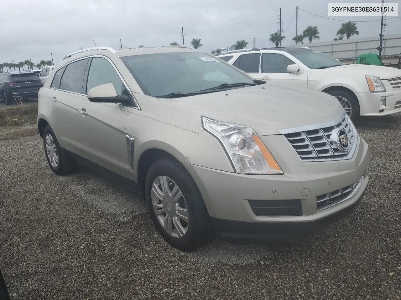 2014 Cadillac Srx Luxury Collection VIN: 3GYFNBE30ES631514 Lot: 74380524