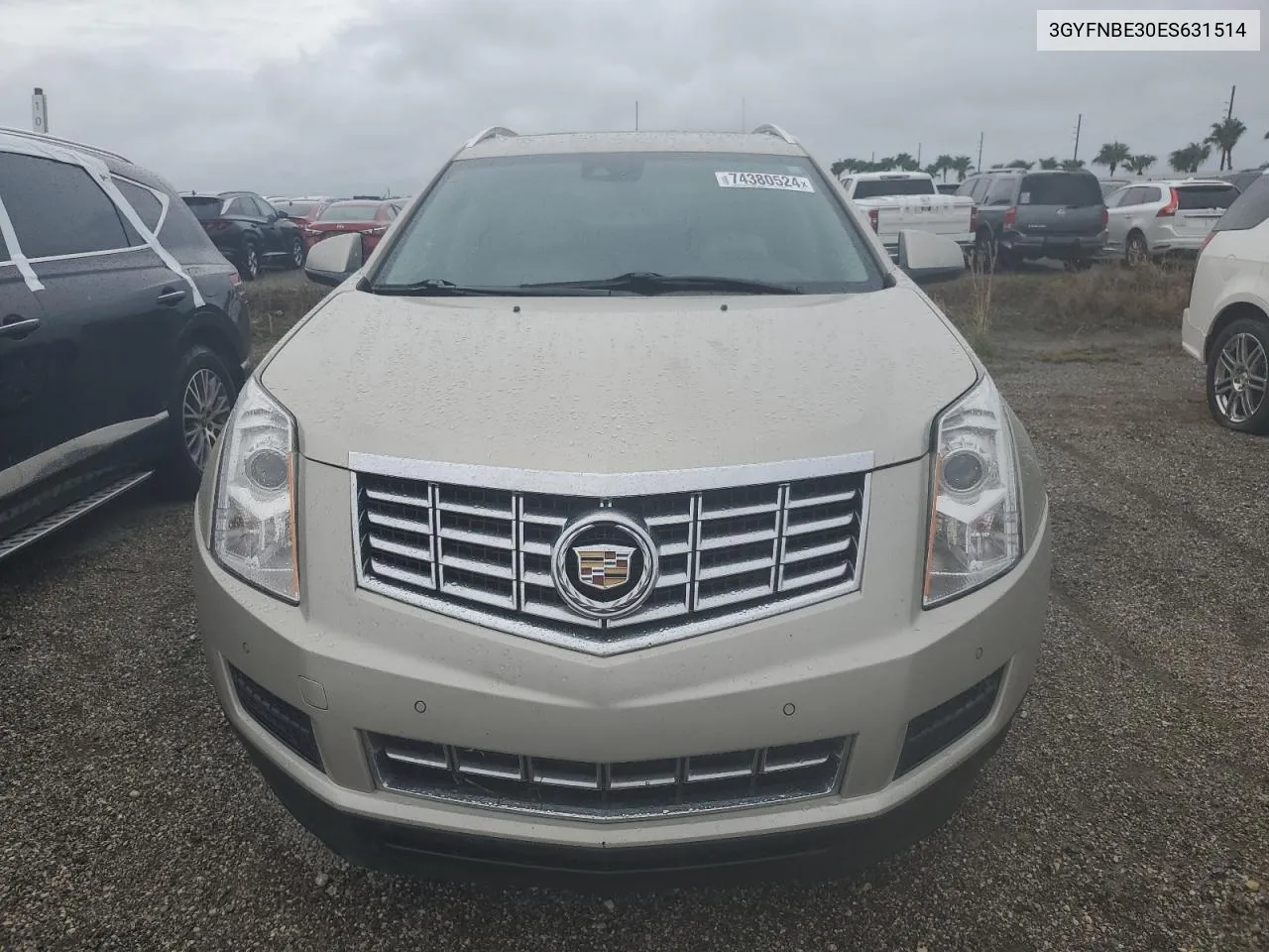 2014 Cadillac Srx Luxury Collection VIN: 3GYFNBE30ES631514 Lot: 74380524