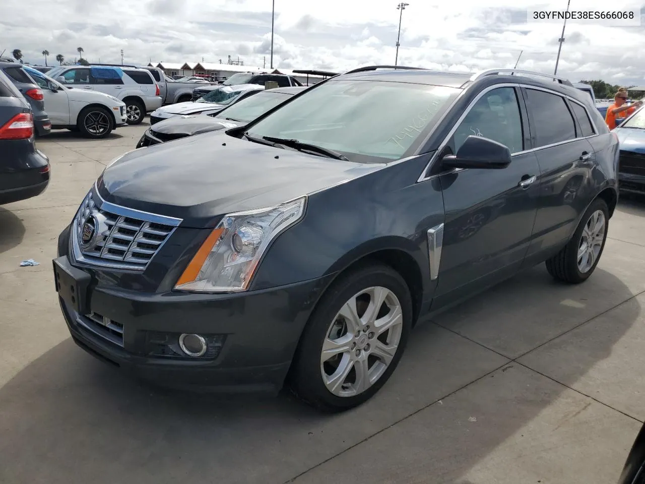 2014 Cadillac Srx Premium Collection VIN: 3GYFNDE38ES666068 Lot: 74466724