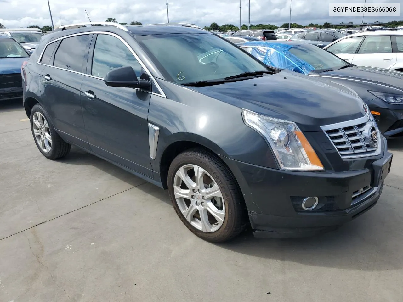 2014 Cadillac Srx Premium Collection VIN: 3GYFNDE38ES666068 Lot: 74466724