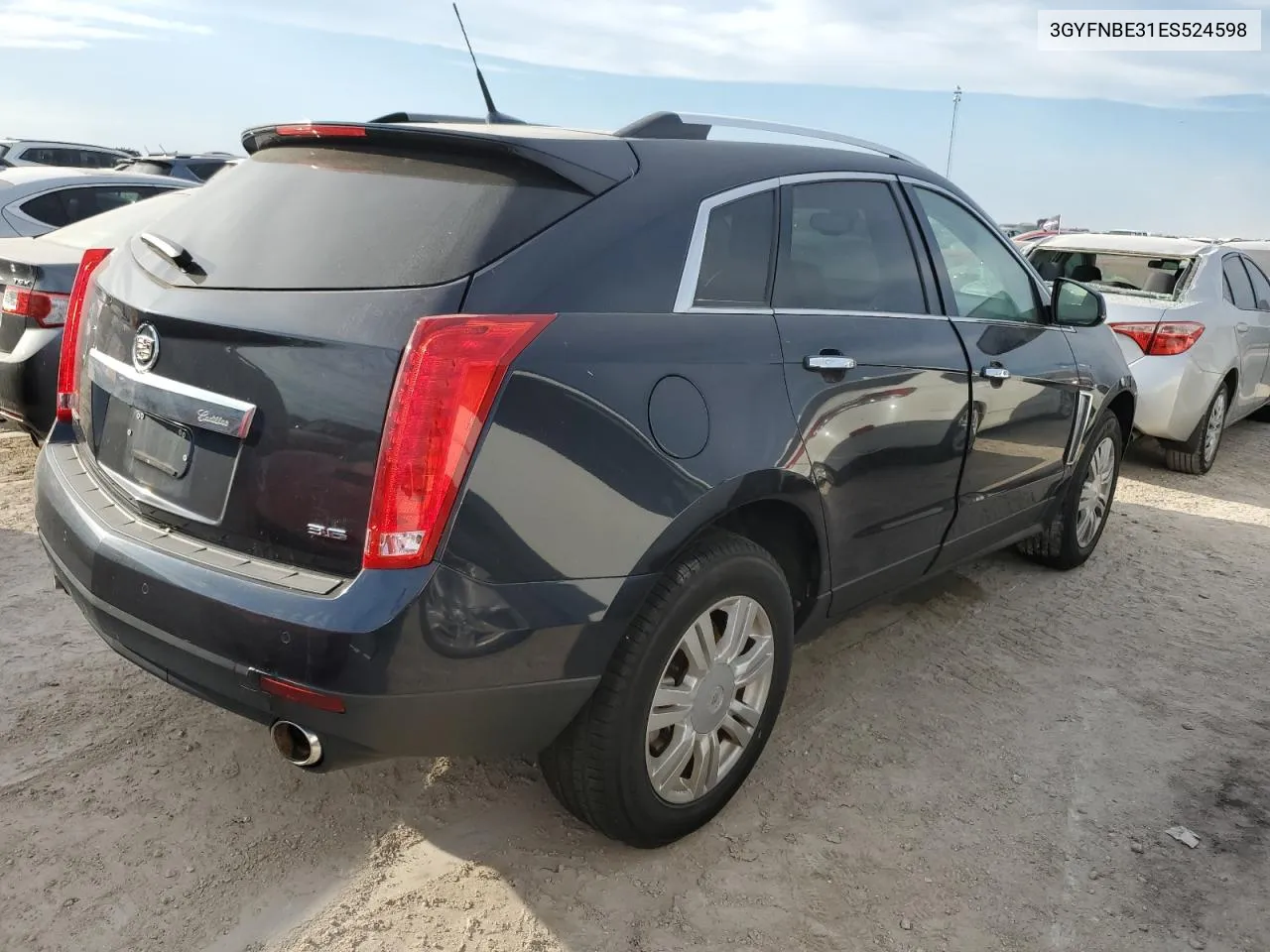 3GYFNBE31ES524598 2014 Cadillac Srx Luxury Collection