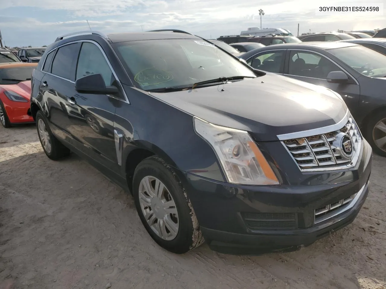 3GYFNBE31ES524598 2014 Cadillac Srx Luxury Collection