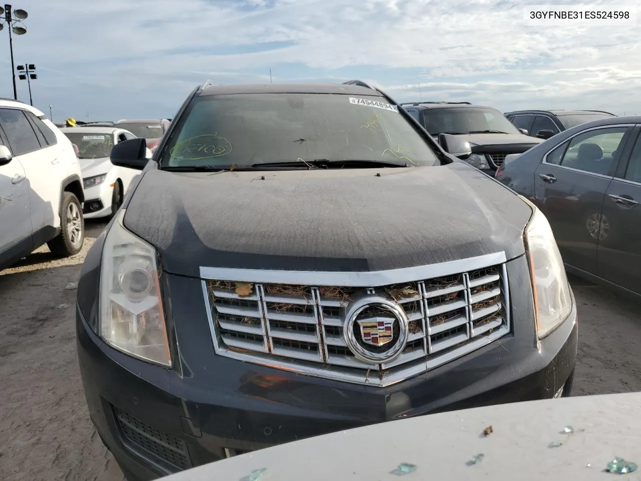 3GYFNBE31ES524598 2014 Cadillac Srx Luxury Collection