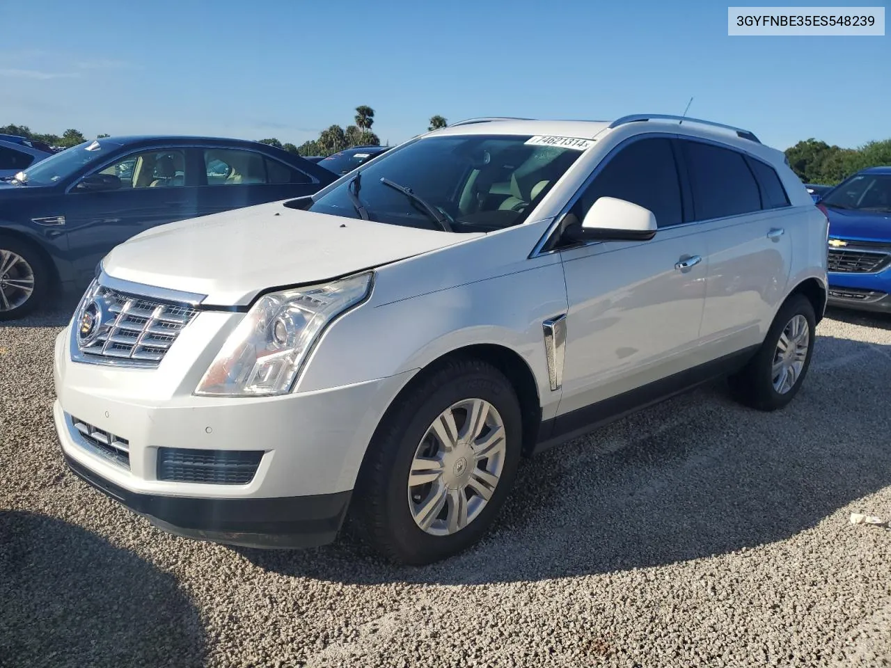 2014 Cadillac Srx Luxury Collection VIN: 3GYFNBE35ES548239 Lot: 74621314