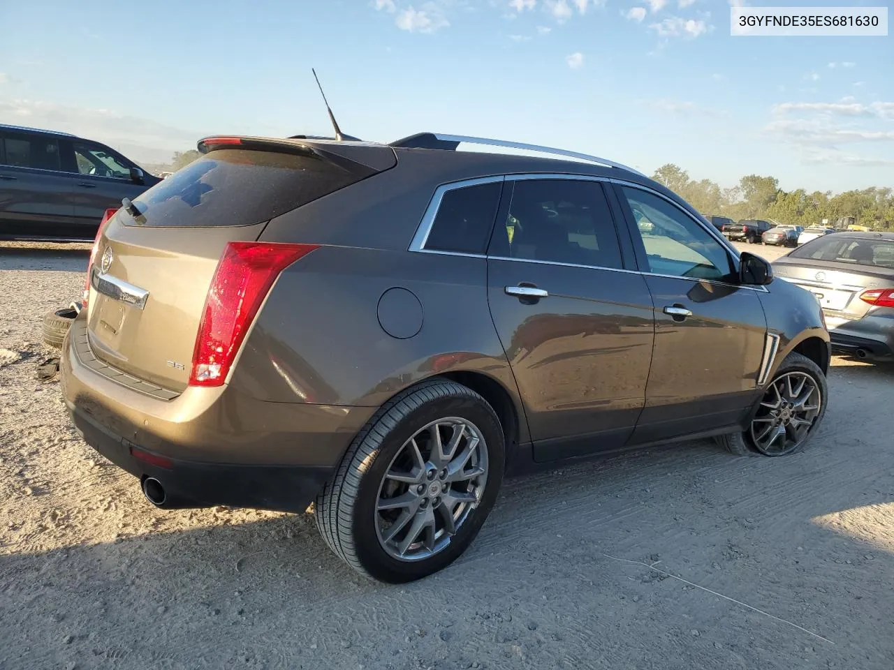 3GYFNDE35ES681630 2014 Cadillac Srx Premium Collection