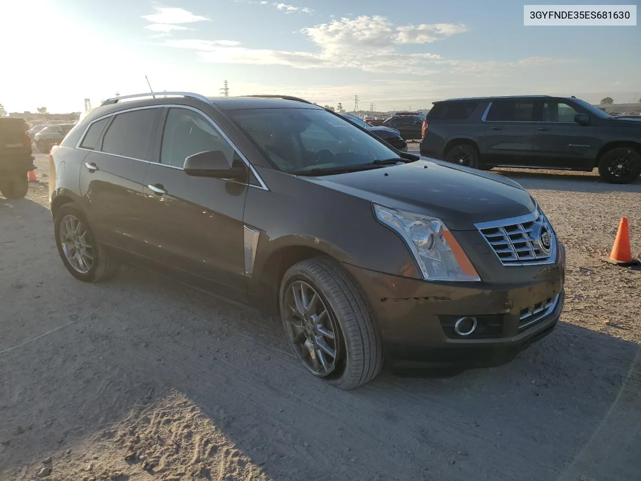 2014 Cadillac Srx Premium Collection VIN: 3GYFNDE35ES681630 Lot: 74742514