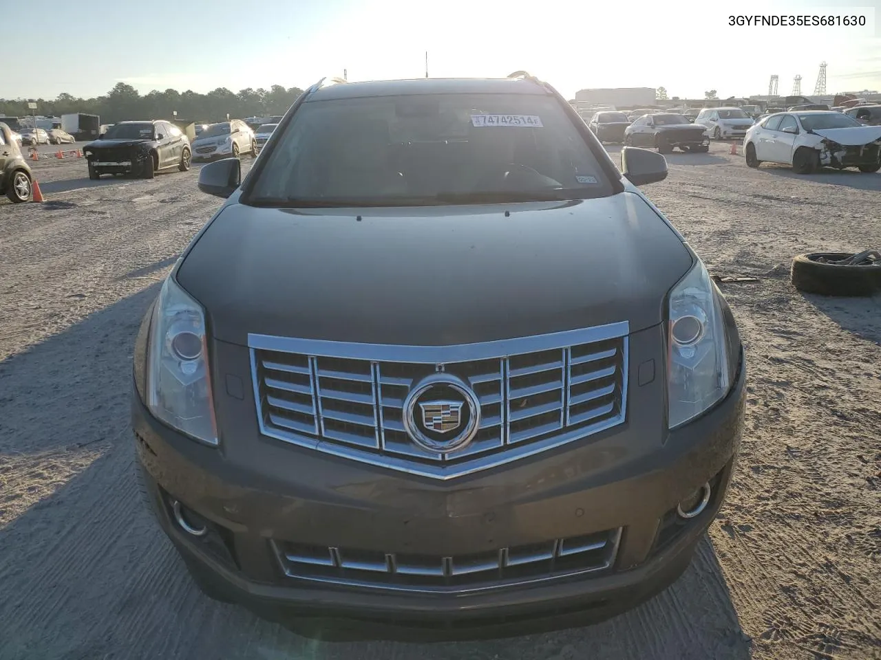 3GYFNDE35ES681630 2014 Cadillac Srx Premium Collection