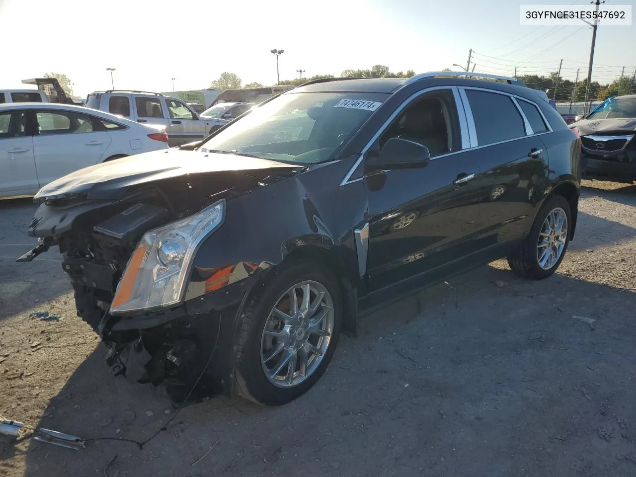 2014 Cadillac Srx Performance Collection VIN: 3GYFNCE31ES547692 Lot: 74746174