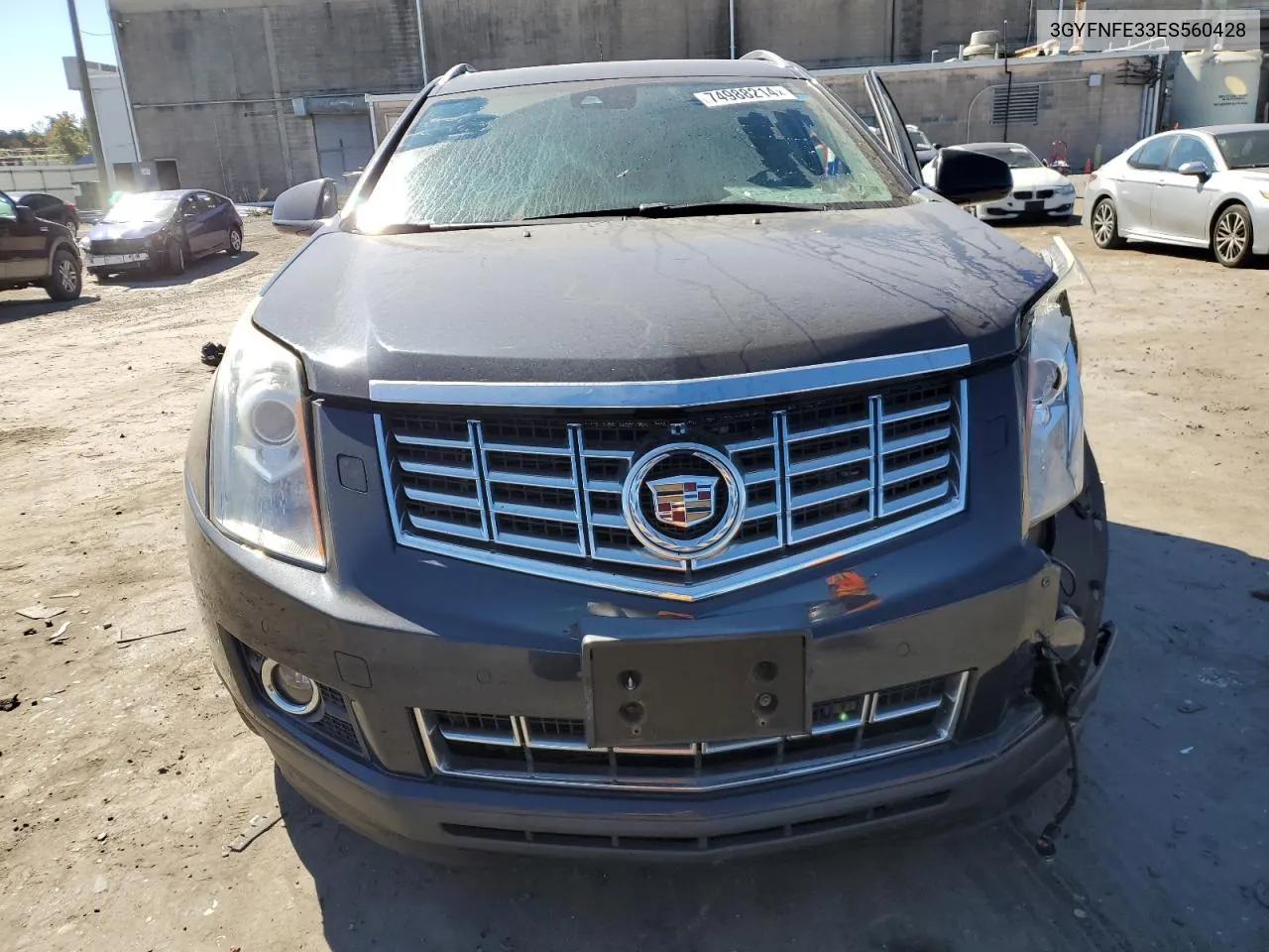 2014 Cadillac Srx Performance Collection VIN: 3GYFNFE33ES560428 Lot: 74988214