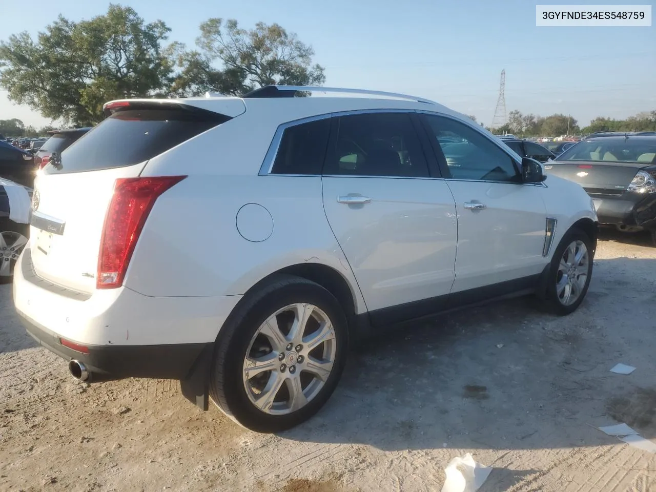 2014 Cadillac Srx Premium Collection VIN: 3GYFNDE34ES548759 Lot: 74992614