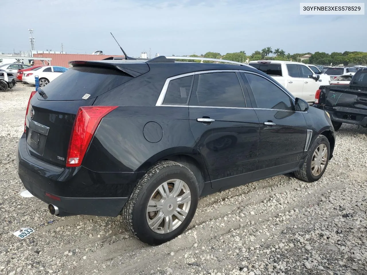 2014 Cadillac Srx Luxury Collection VIN: 3GYFNBE3XES578529 Lot: 75275614