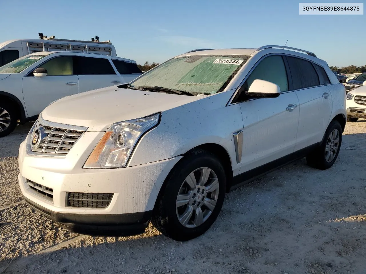 2014 Cadillac Srx Luxury Collection VIN: 3GYFNBE39ES644875 Lot: 75292564