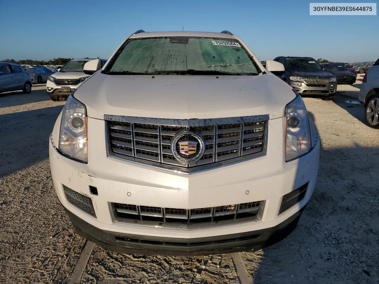 2014 Cadillac Srx Luxury Collection VIN: 3GYFNBE39ES644875 Lot: 75292564