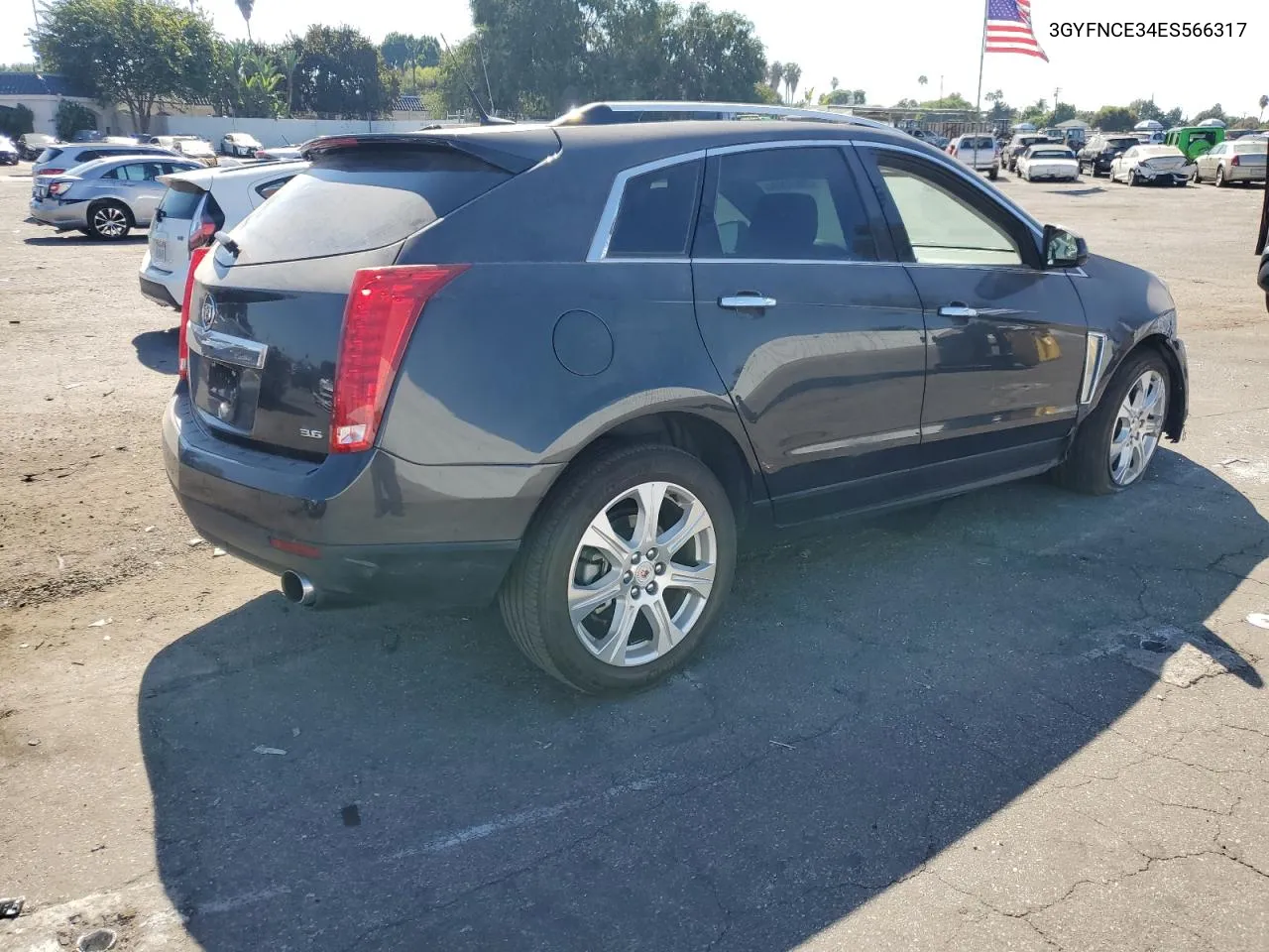 2014 Cadillac Srx Performance Collection VIN: 3GYFNCE34ES566317 Lot: 75472034