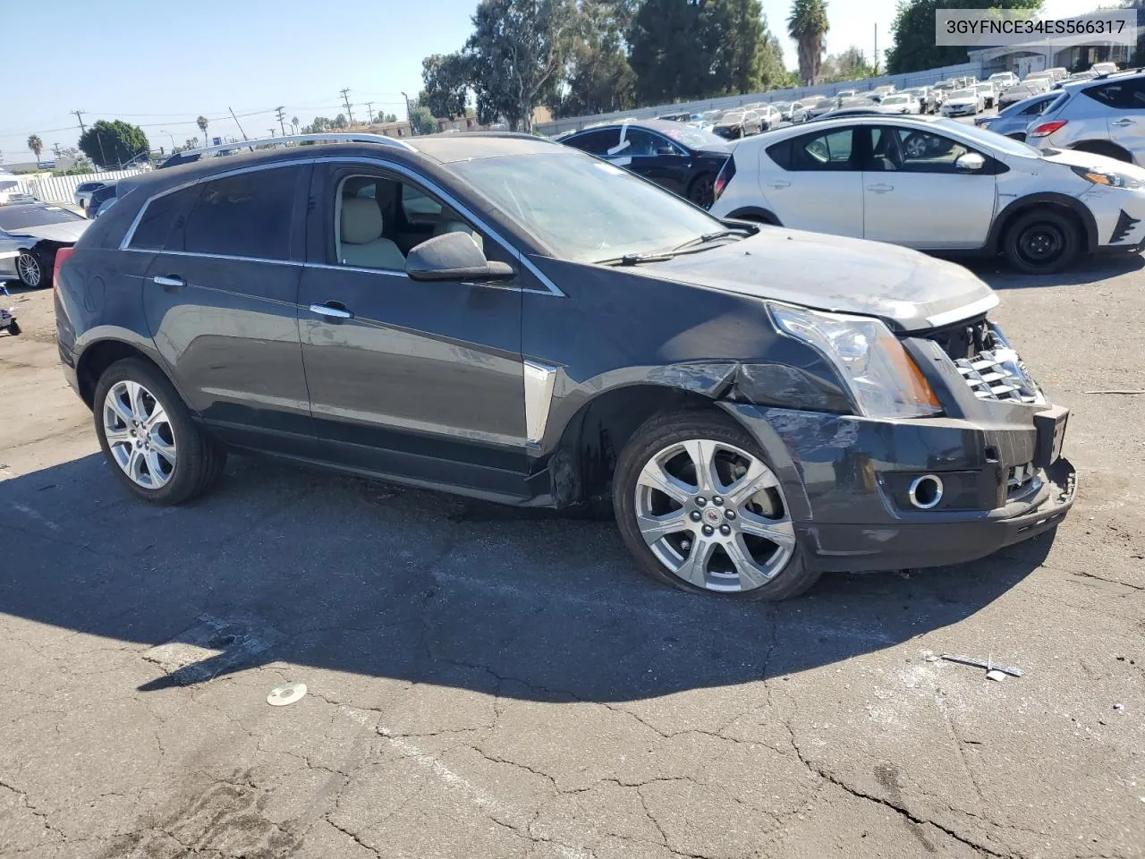 2014 Cadillac Srx Performance Collection VIN: 3GYFNCE34ES566317 Lot: 75472034