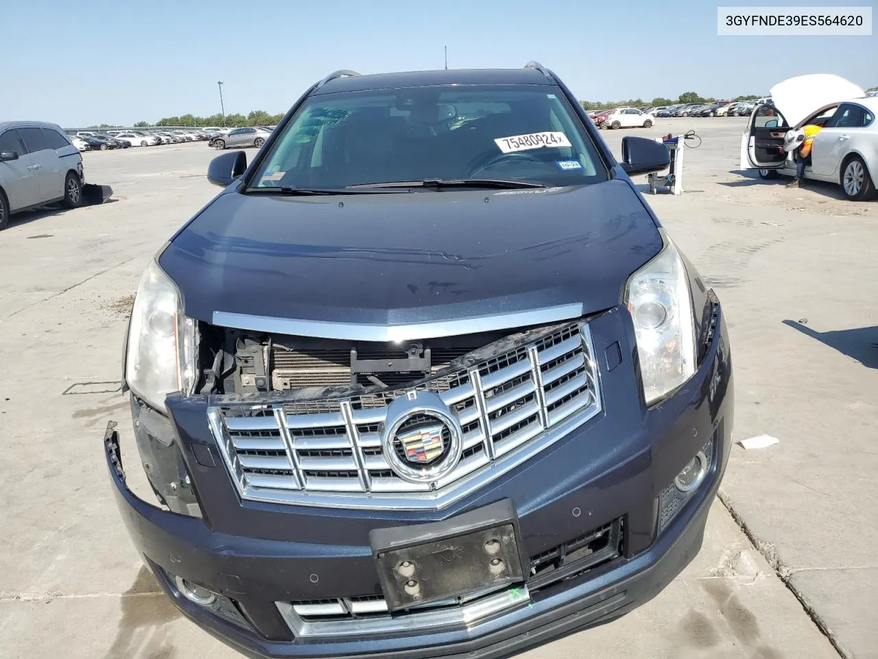 2014 Cadillac Srx Premium Collection VIN: 3GYFNDE39ES564620 Lot: 75480924