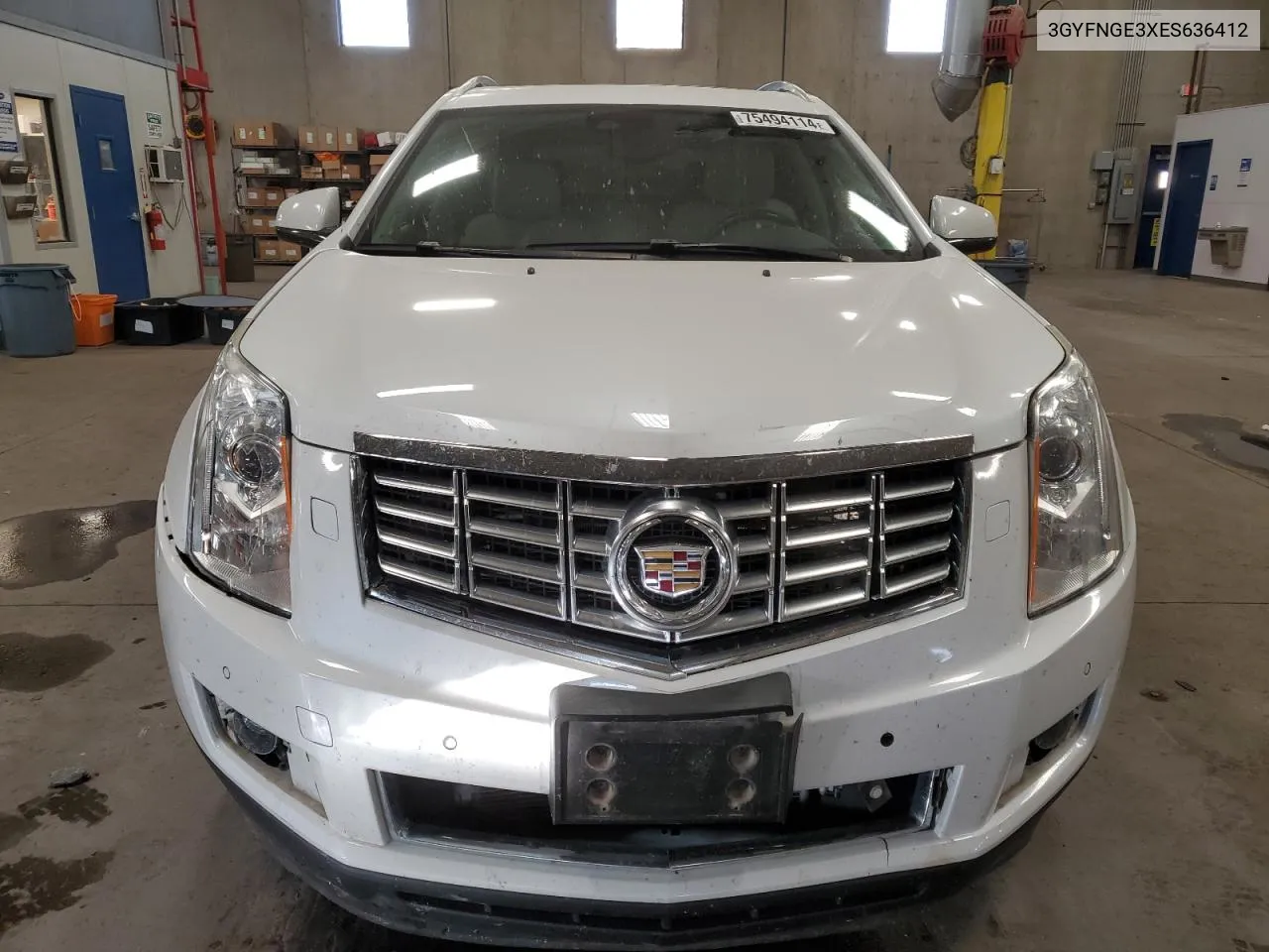 2014 Cadillac Srx Premium Collection VIN: 3GYFNGE3XES636412 Lot: 75494114