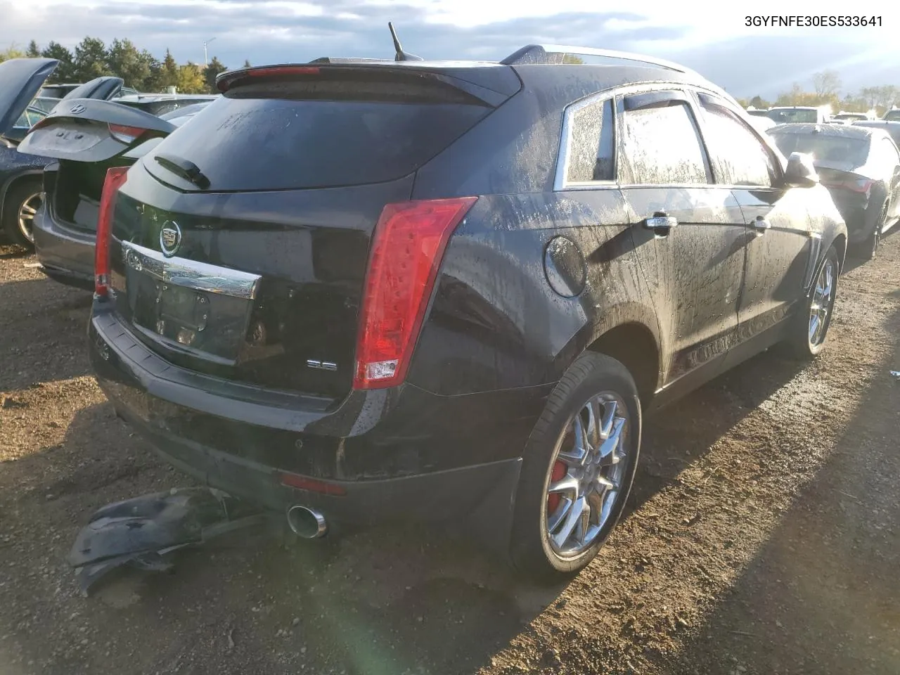 2014 Cadillac Srx Performance Collection VIN: 3GYFNFE30ES533641 Lot: 75628094