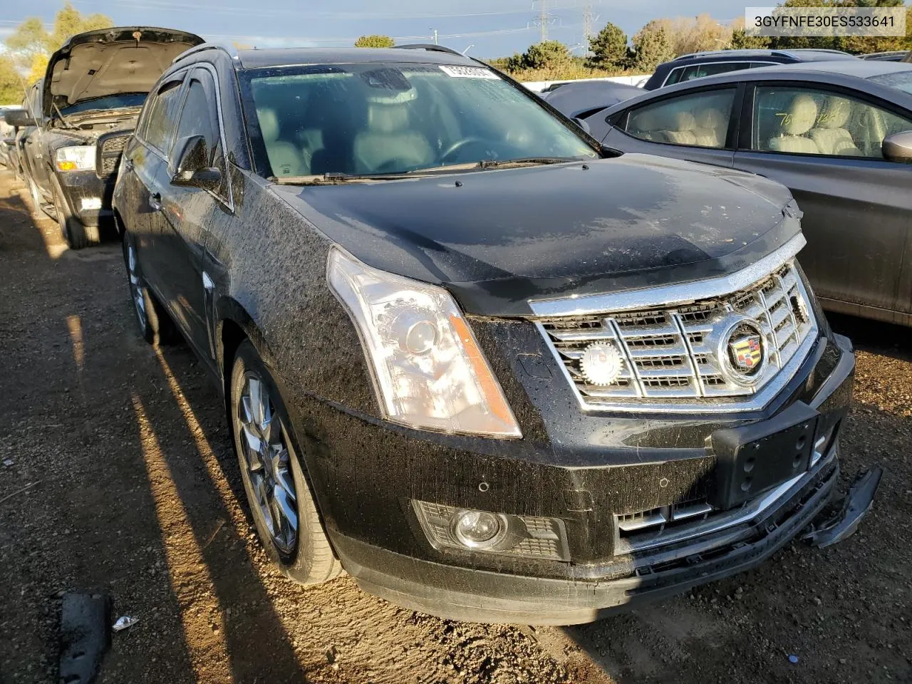 2014 Cadillac Srx Performance Collection VIN: 3GYFNFE30ES533641 Lot: 75628094