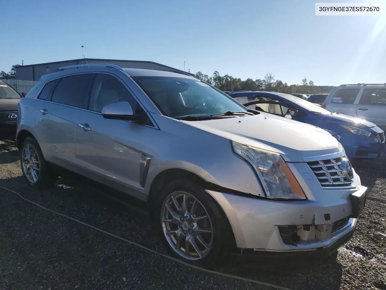 3GYFNGE37ES572670 2014 Cadillac Srx Premium Collection