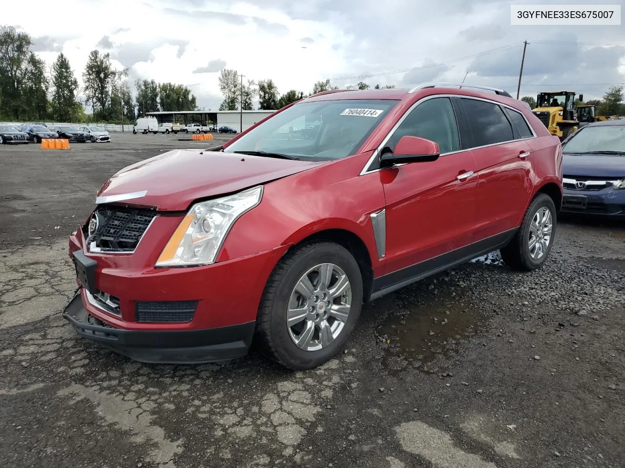 2014 Cadillac Srx Luxury Collection VIN: 3GYFNEE33ES675007 Lot: 76040414