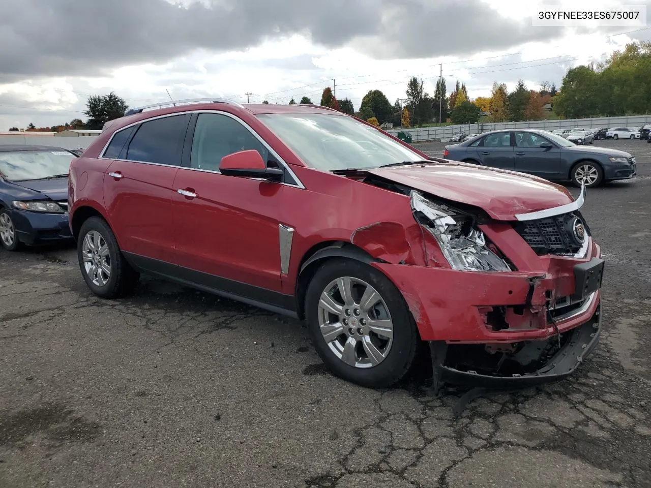 2014 Cadillac Srx Luxury Collection VIN: 3GYFNEE33ES675007 Lot: 76040414