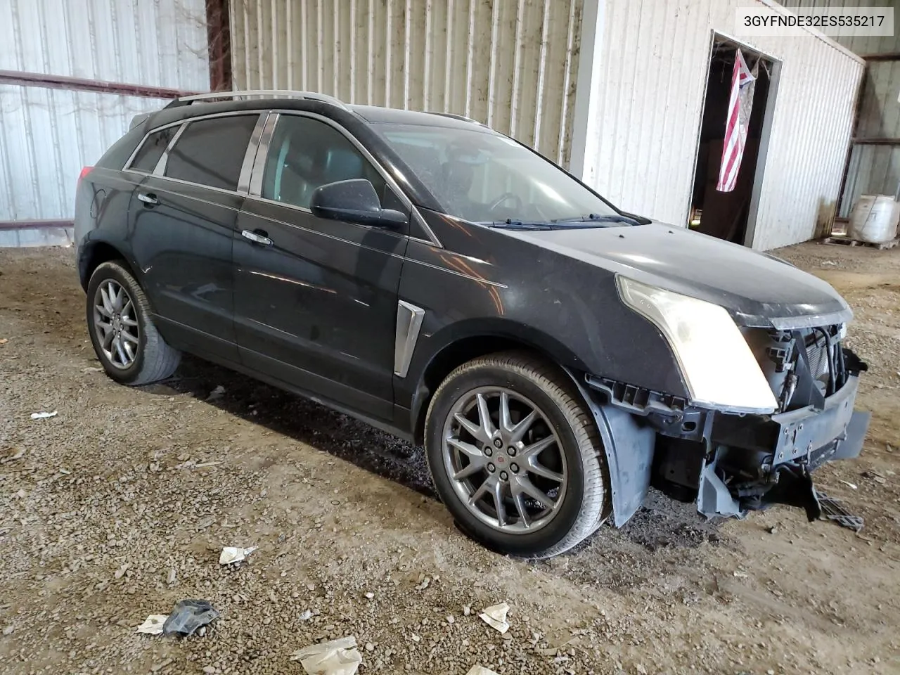 3GYFNDE32ES535217 2014 Cadillac Srx Premium Collection