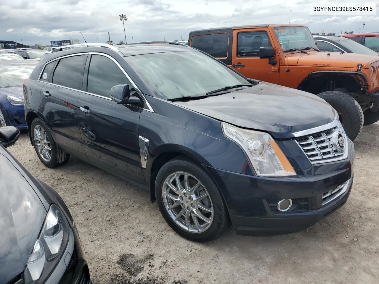 2014 Cadillac Srx Performance Collection VIN: 3GYFNCE39ES578415 Lot: 76162724