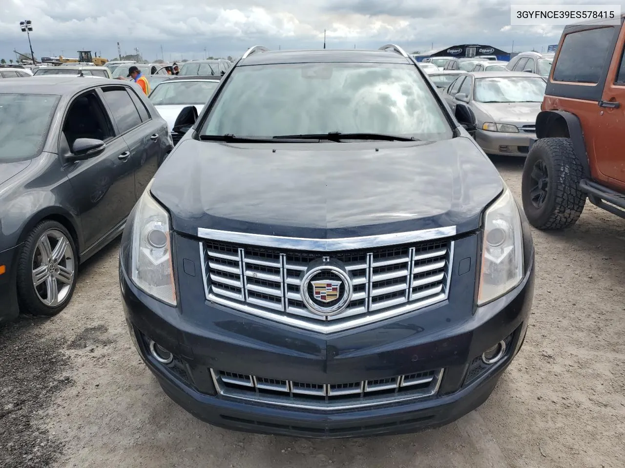 2014 Cadillac Srx Performance Collection VIN: 3GYFNCE39ES578415 Lot: 76162724