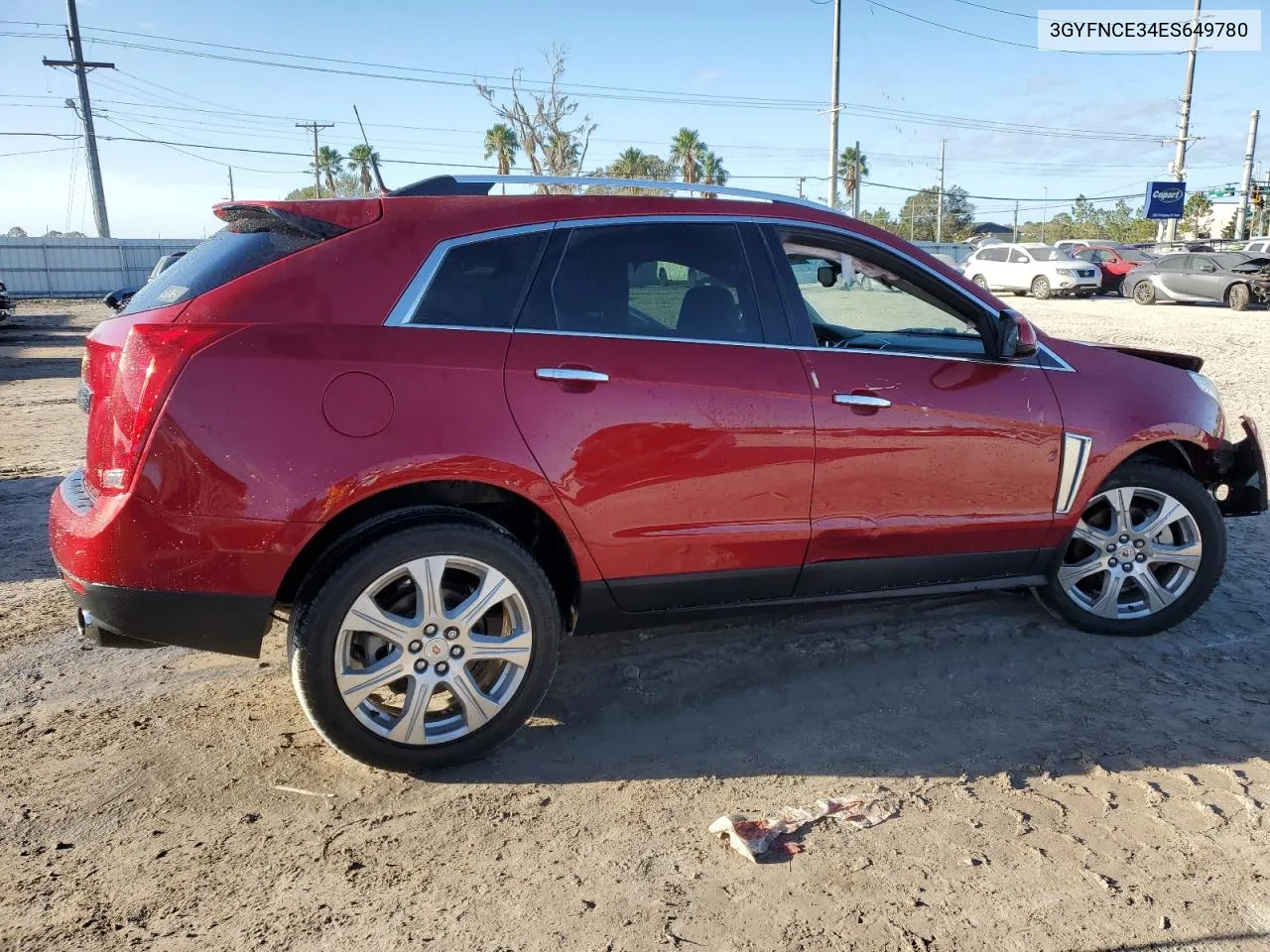 2014 Cadillac Srx Performance Collection VIN: 3GYFNCE34ES649780 Lot: 76294584